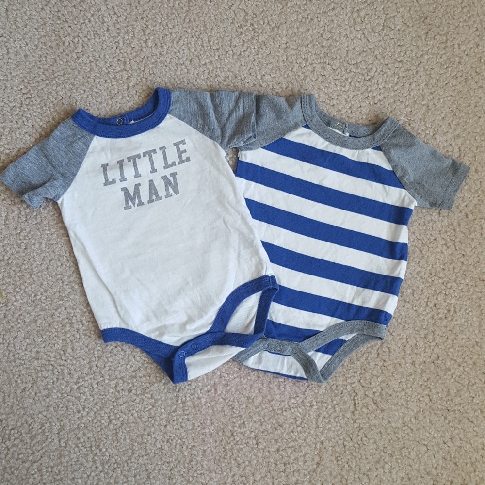 "Little Man" onesie set (infant size 3-6mo)